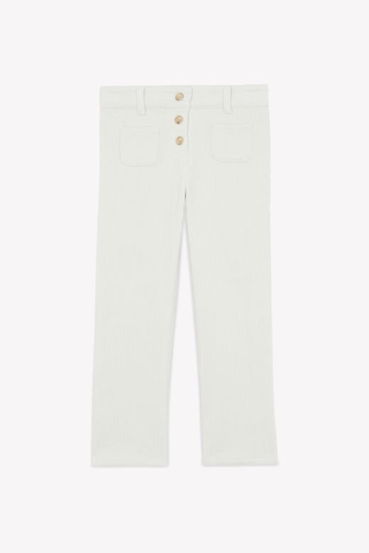 Kız Çocuk Fitilli Kadife Pantalon