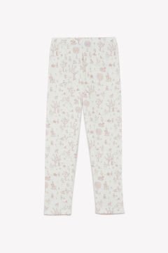 Kız Çocuk Uzun Kollu Coton Pijama Takımı