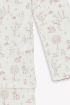 Kız Çocuk Uzun Kollu Coton Pijama Takımı