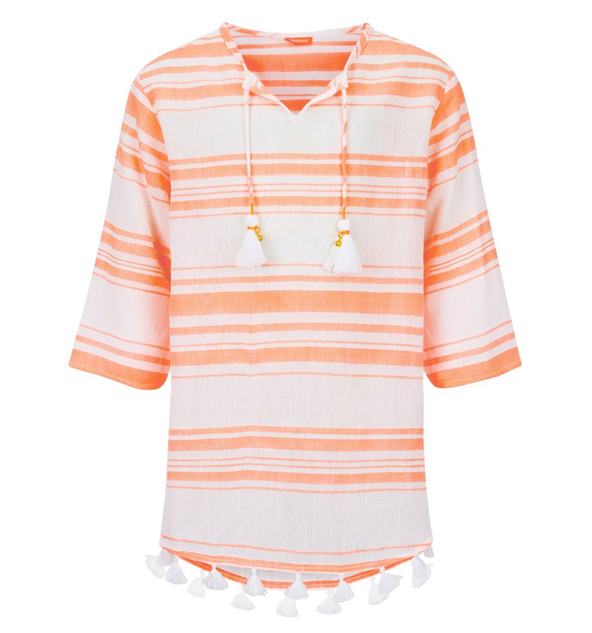 Kız Çocuk Çizgili Koton Elbise