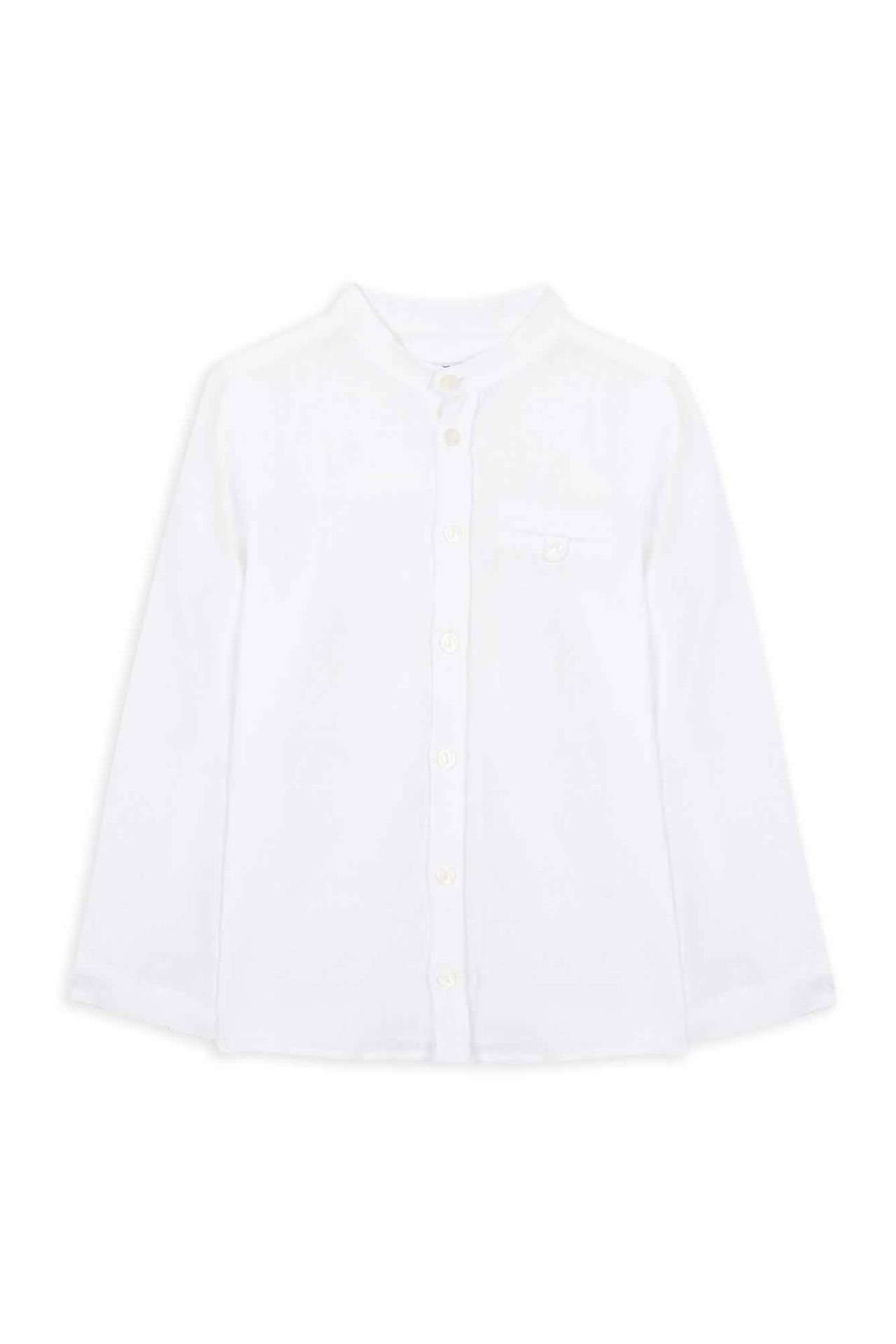 Erkek Çocuk Keten Gömlek