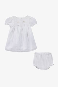 Kız Bebek Tunik + Bloomer Set