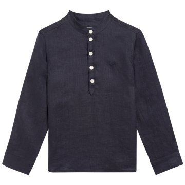 Erkek Çocuk Keten Gömlek
