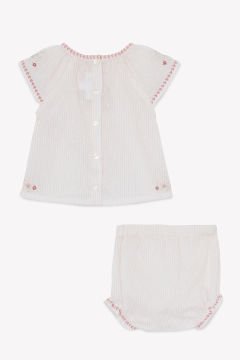 Kız Bebek Tunik + Bloomer Set