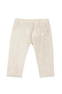 Erkek Bebek Keten Pantalon