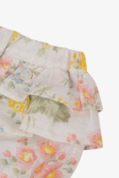Kız Bebek Çiçek Desenli Bloomer