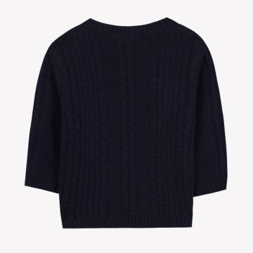 Erkek Çocuk Saç Örgülü Kazak