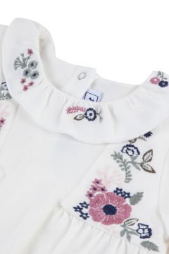 Kız Çocuk Nakışlı T-Shirt