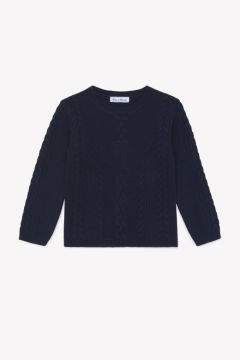 Erkek Çocuk Saç Örgülü Kazak