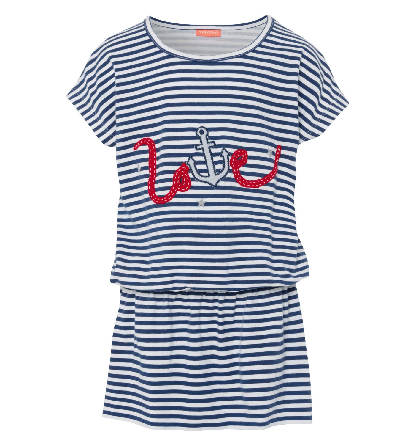 Kız Çocuk Çizgili Jersey Elbise