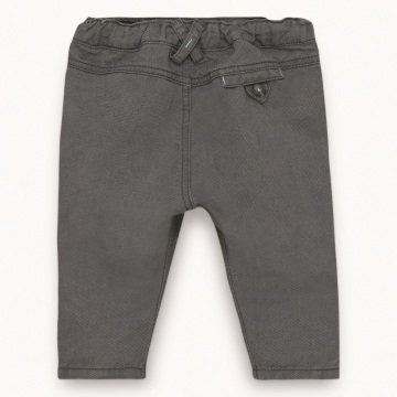 Dar Paça Gri Pantolon