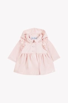 Kız Bebek Pembe Trenchcoat%