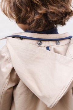 Erkek Çocuk Bej Trenchcoat