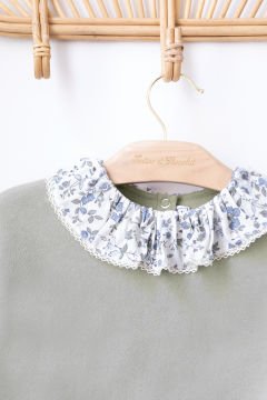 Kız Çocuk Geniş Yakalı Sweatshirt