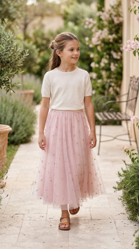 Kız Çocuk Şık Maxi Etek