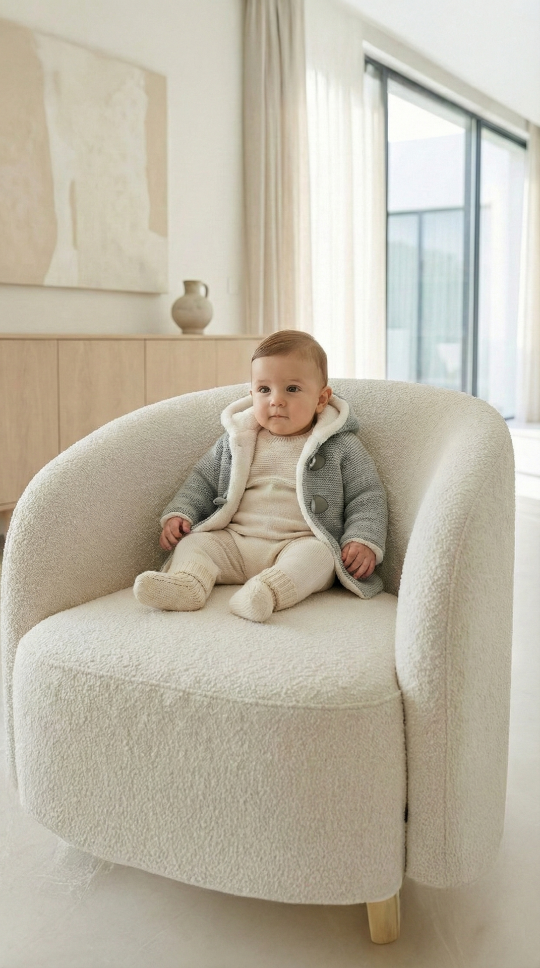 Bebek Muflonlu Manto