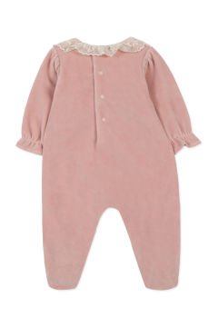 Kız Bebek Dantel Yakalı Şık tulum