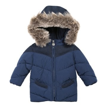 Erkek Bebek Lacivert Doudoune Mont