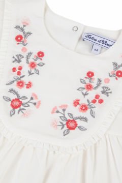 Kız Çocuk Nakışlı T-Shirt