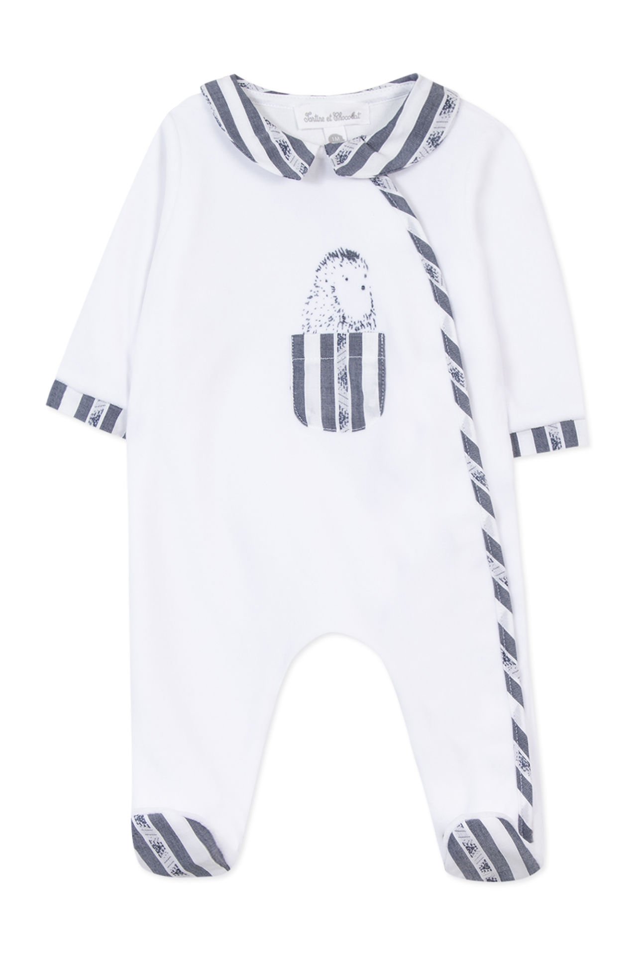 Erkek Bebek Garda Yakalı Kadife Tulum