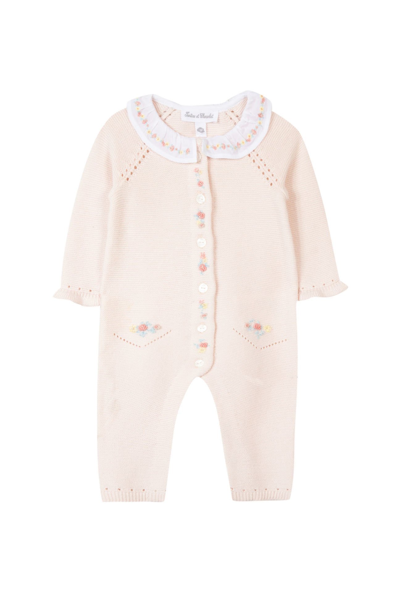 Kız Bebek Triko Tulum