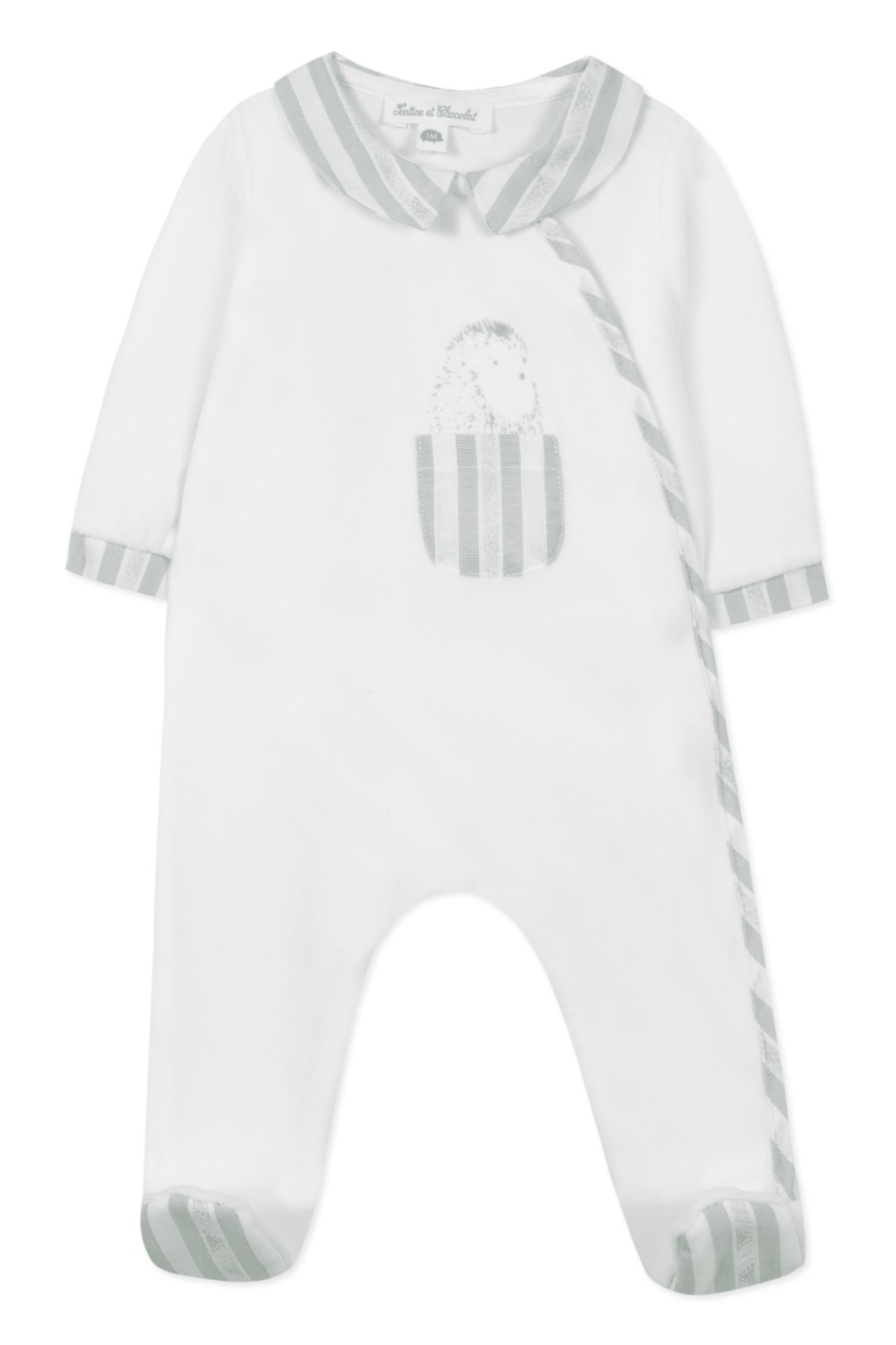 Erkek Bebek Garda Yakalı Kadife Tulum