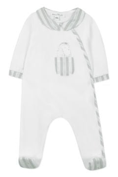 Erkek Bebek Garda Yakalı Kadife Tulum