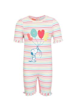 Kız Bebek UV Korumalı Tulum Mayo Snoopy
