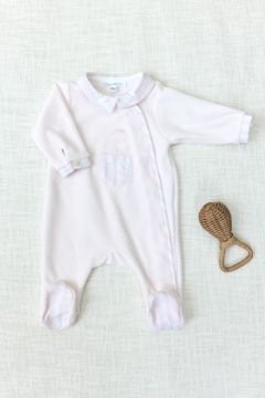 Kız Bebek Garda Yakalı Kadife Tulum