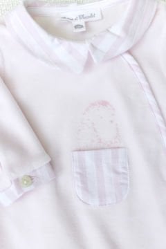 Kız Bebek Garda Yakalı Kadife Tulum