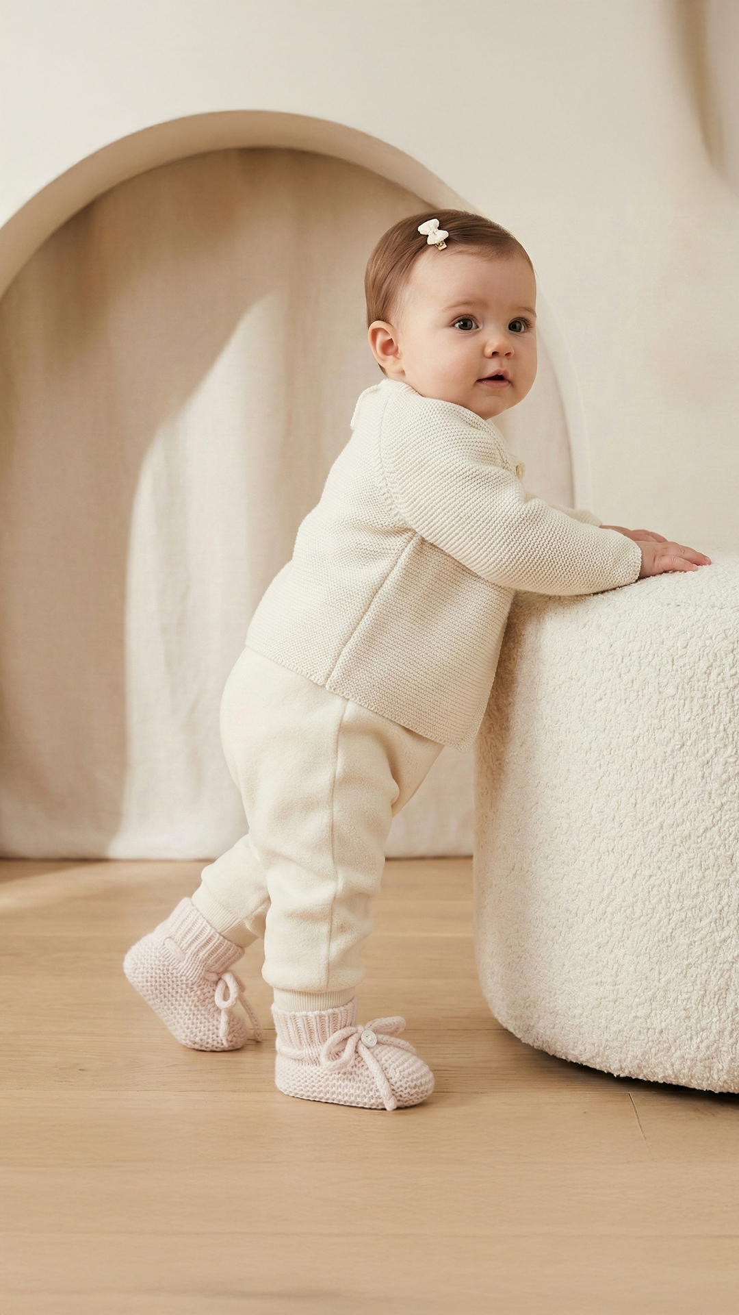 Kız Bebek Kaşmir Patik