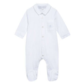 Erkek Bebek Önden Açılan Pamuklu Tulum