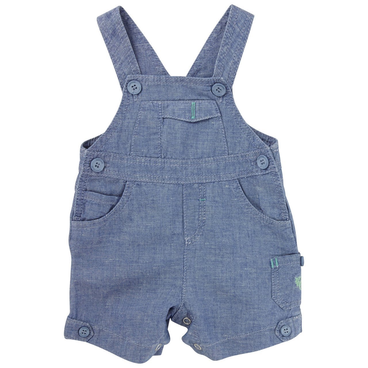 Erkek Bebek Keten Salopet