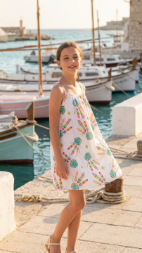 Kız Çocuk Askılı Elbise