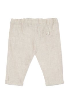 Erkek Bebek Keten Pantalon