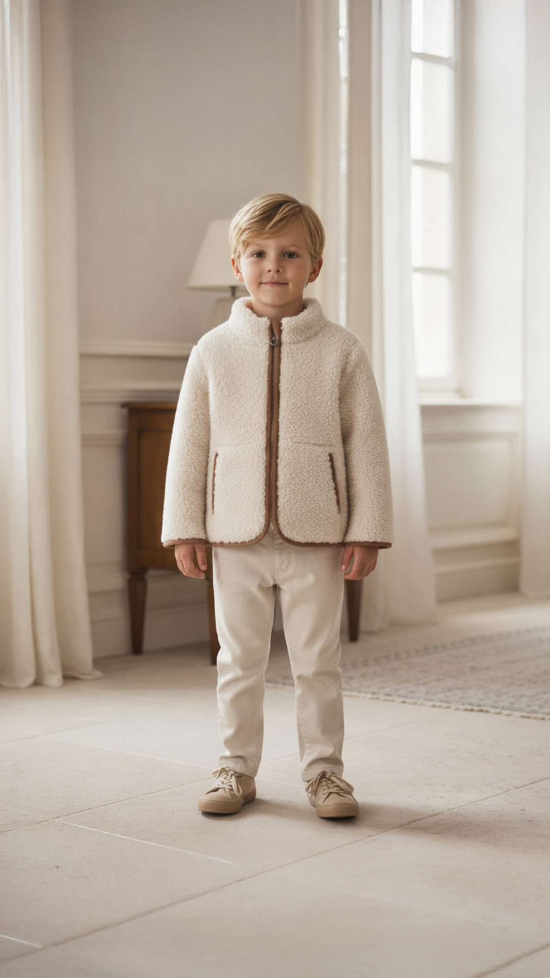 Erkek Bebek Muflonlu Sweat Ceket