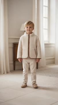 Erkek Bebek Muflonlu Sweat Ceket