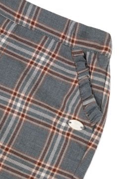 Kız Bebek Kareli Şort