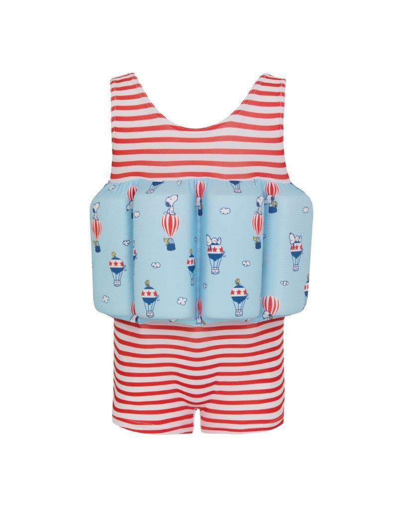 Erkek Çocuk Yüzme Öğreten Mayo Snoopy