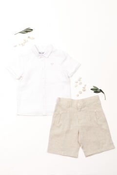 Erkek Çocuk Keten Şort