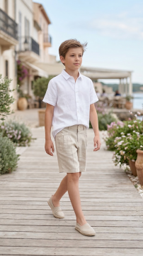 Erkek Çocuk Keten Şort
