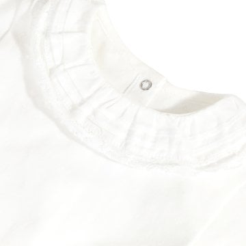 Kız Bebek Ekru Fisto Yakalı Body