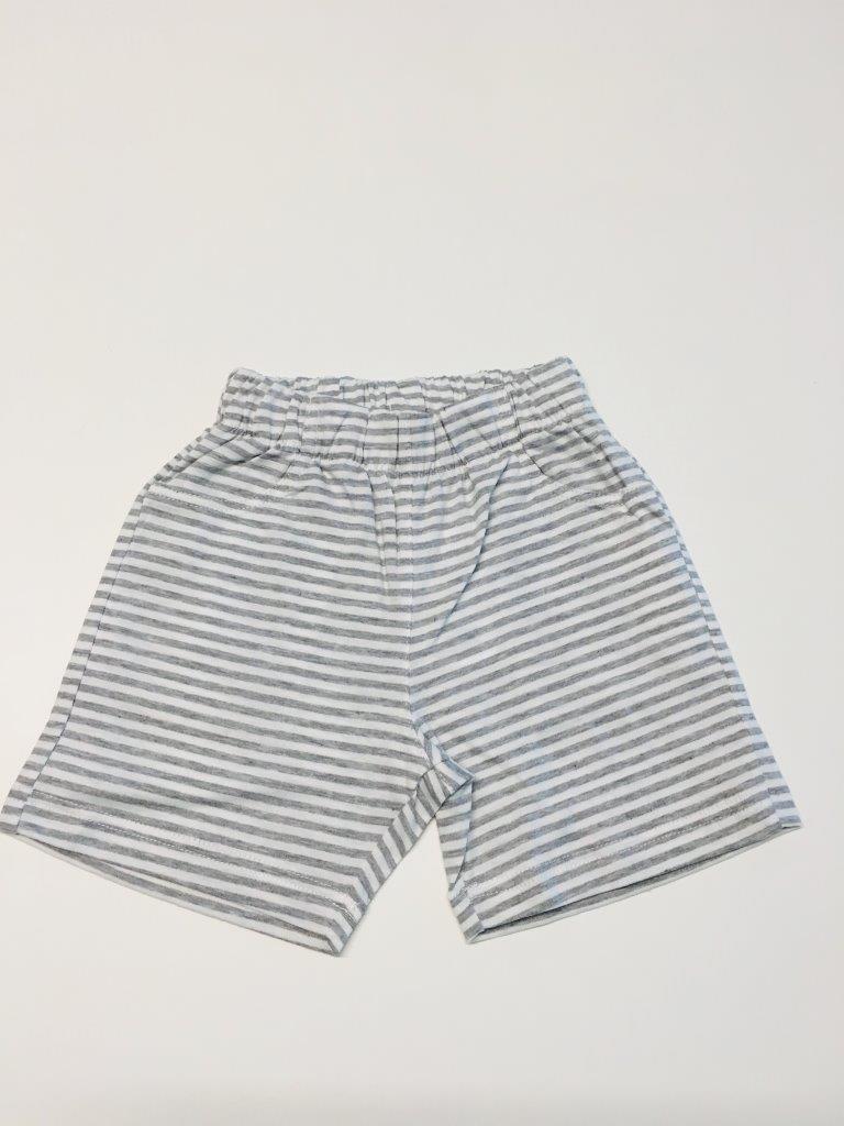 Erkek Bebek Çizgili Penye Şort