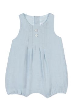 Bebek Kısa Bacaklı Keten Tulum