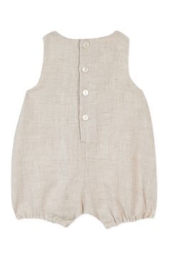 Bebek Kısa Bacaklı Keten Tulum