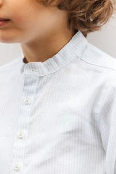 Erkek Çocuk Uzun Kollu Çizigili Gömlek