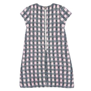 Kız Çocuk Kısa Kollu Yuvarlak Yaka Elbise