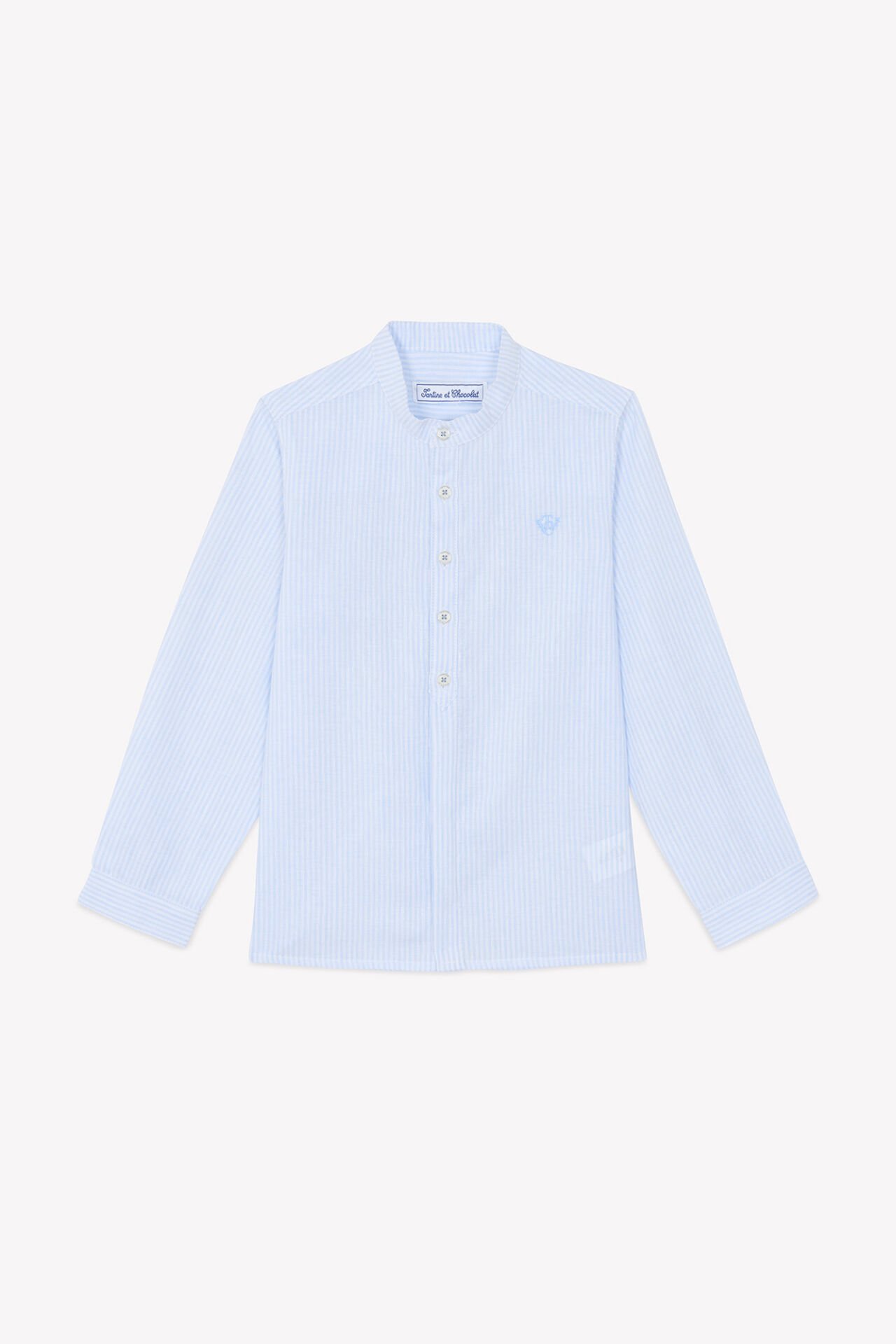 Erkek Çocuk Uzun Kollu Çizigili Gömlek