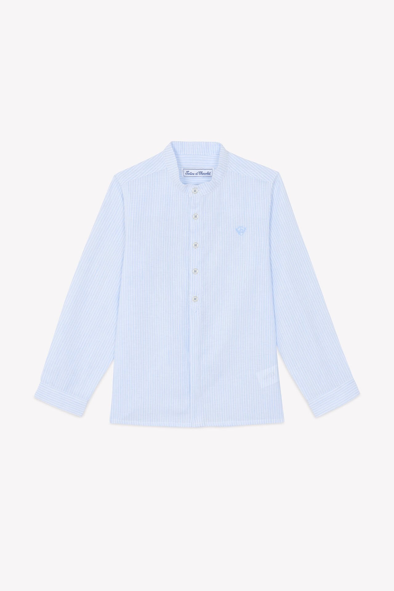 Erkek Çocuk Uzun Kollu Çizigili Gömlek