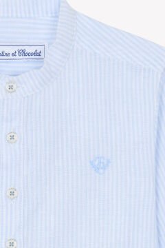 Erkek Çocuk Uzun Kollu Çizigili Gömlek